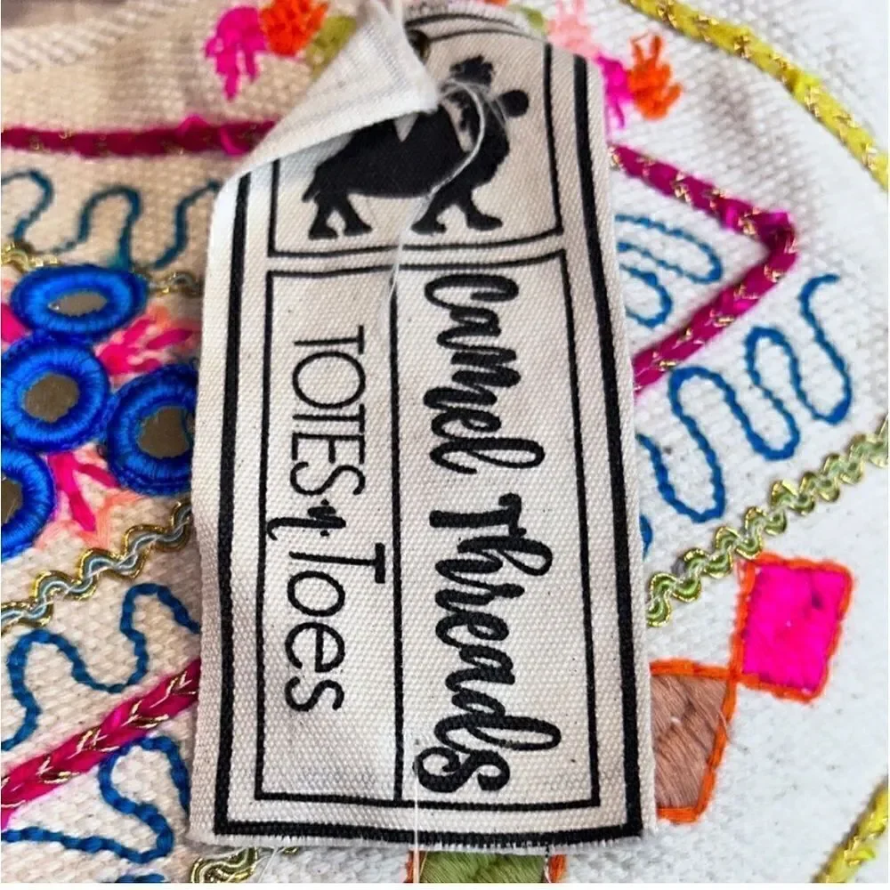 Camel Threads Gypsy Embroidered Large Tote Bag - Picture 12 of 12